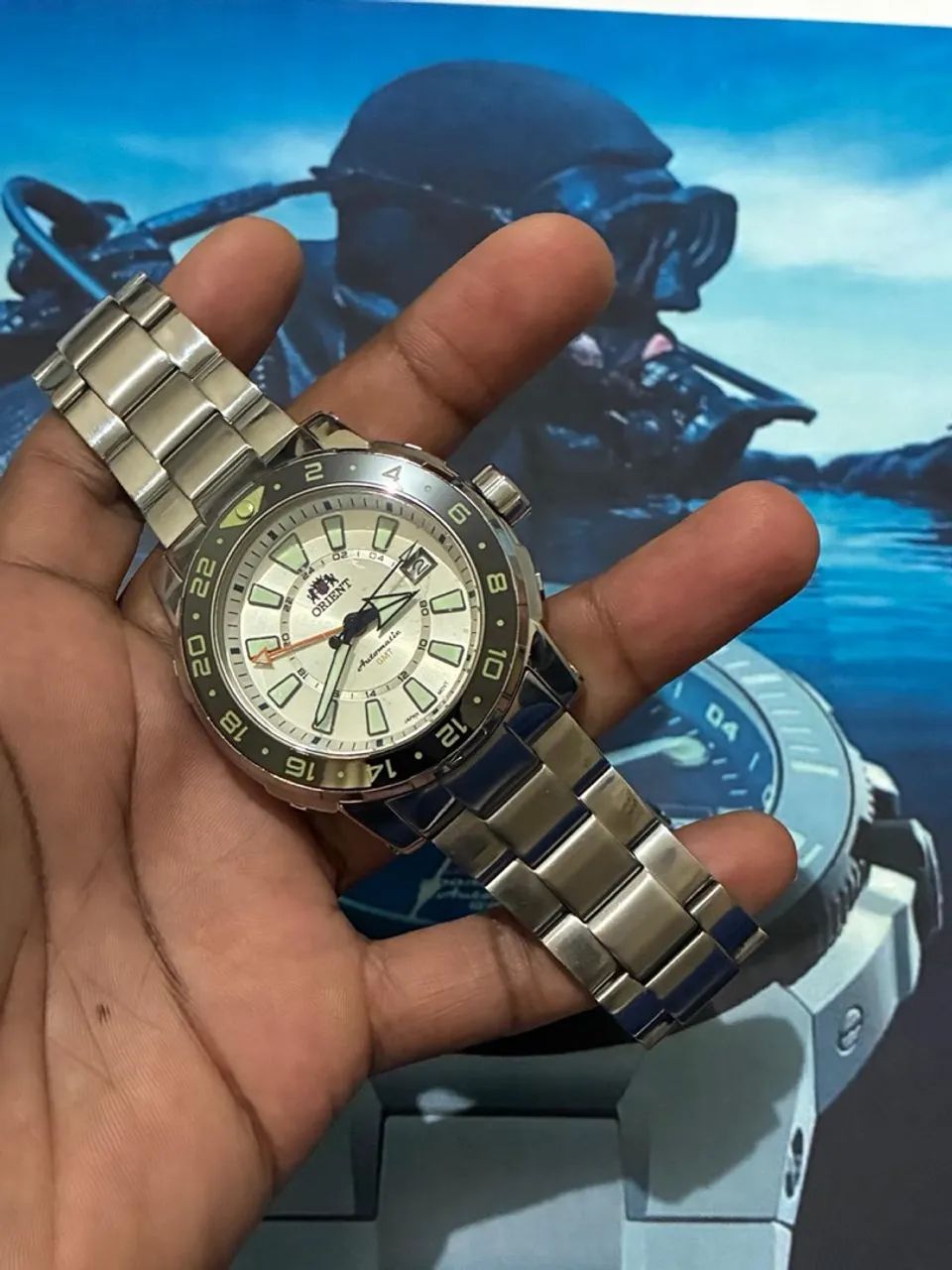 relógio Orient Automático GMT 