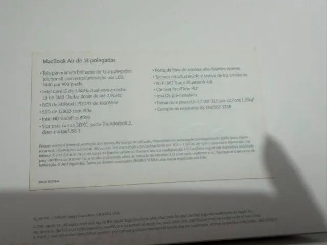 MacBook Air 13" Intel i5 | 8GB RAM | 128GB SSD - Impecável na Caixa - Foto 5