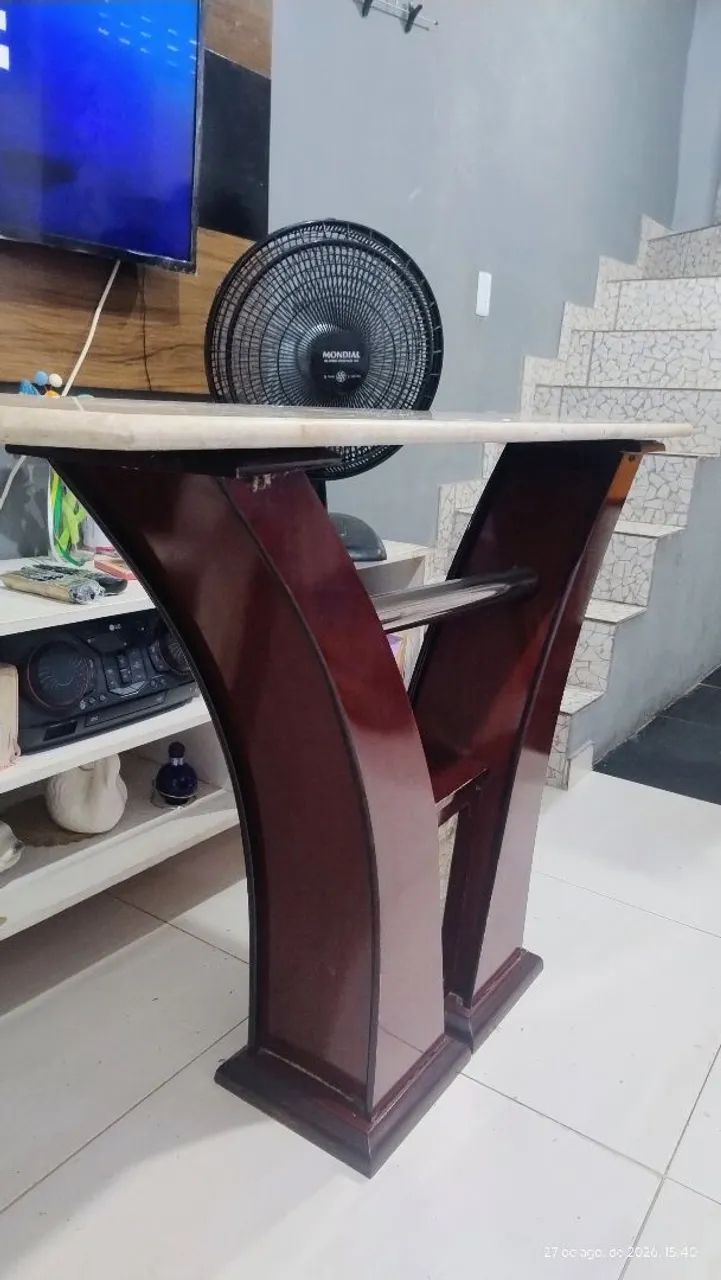 VENDO APARADOR DE SALA EM GRANITO  - Foto 5