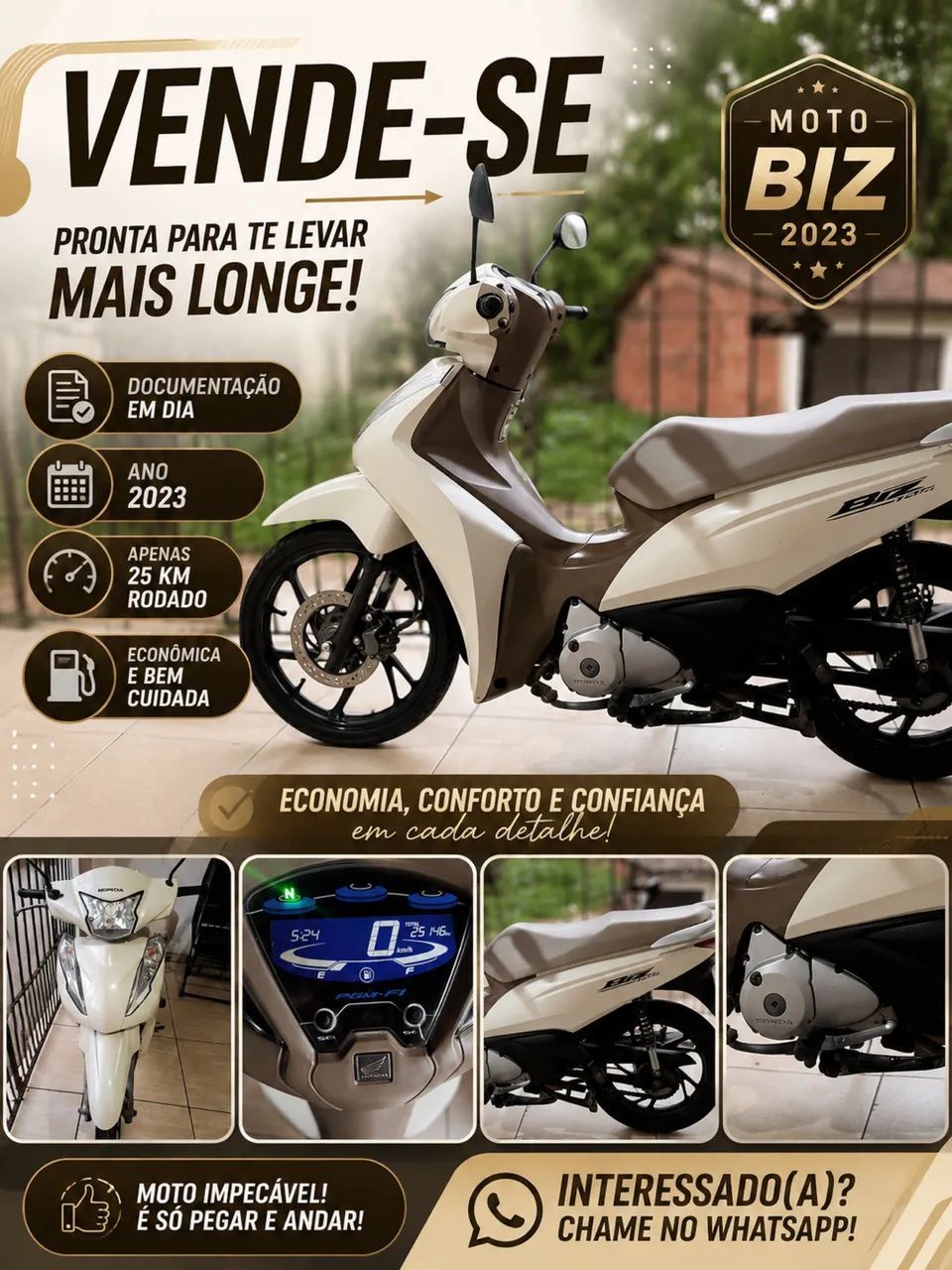 BIZ 125 NOVA! Bem cuidada 