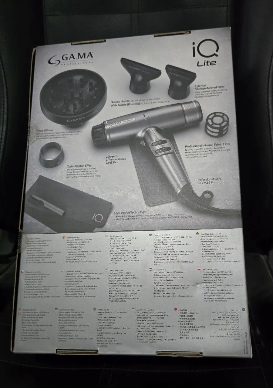 Secador de Cabelo Gama Italy IQ Lite Silver 220V - Foto 2