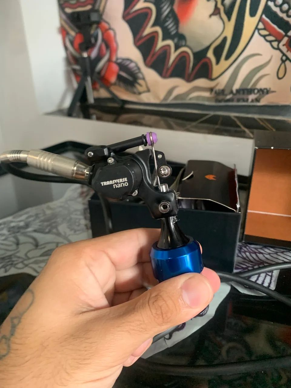 Kit de Tatuagem Profissional Transverse nano + Fonte - Foto 3