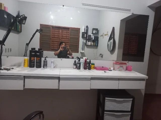 Bancada de salão de beleza 