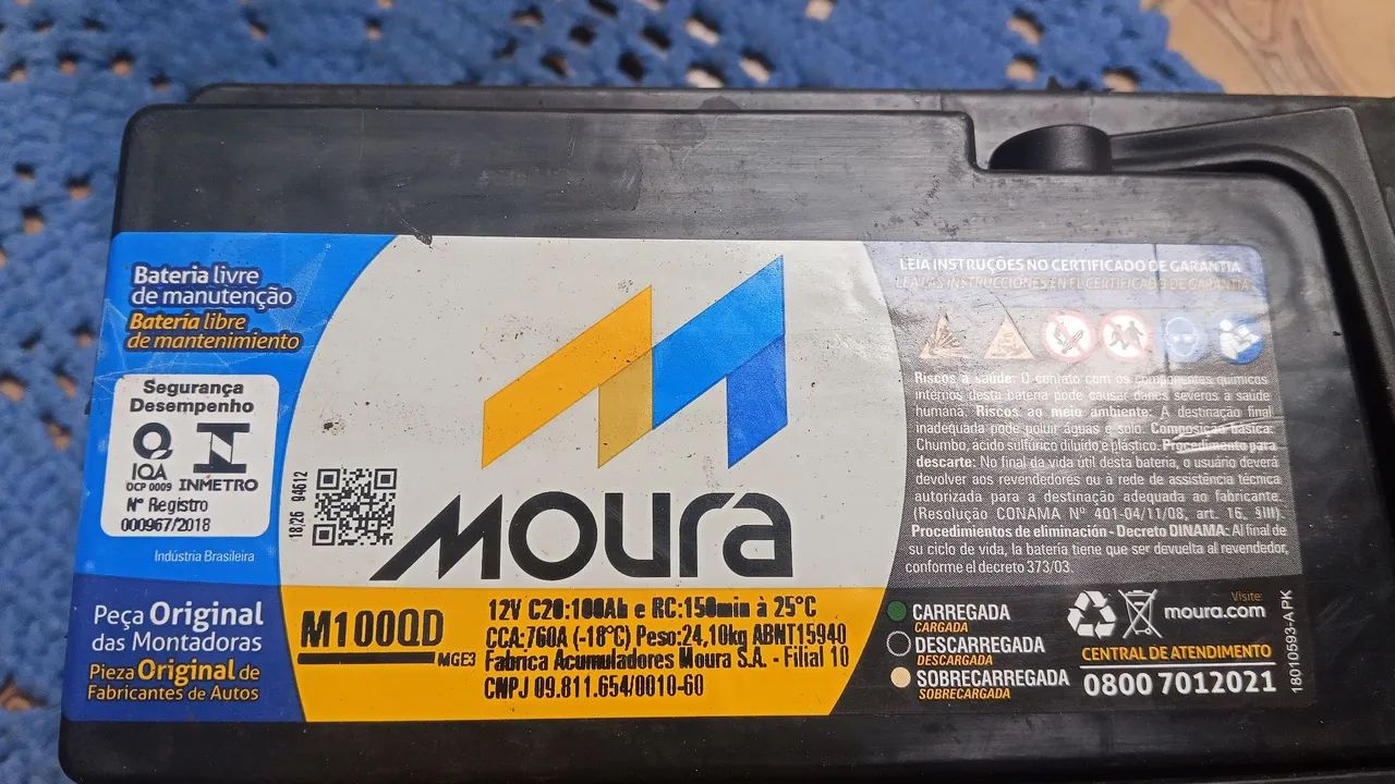 Bateria Moura  - Foto 2