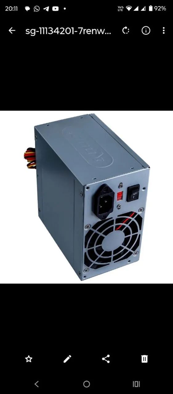 Fonte Alimentação 350w Computador  - Foto 2
