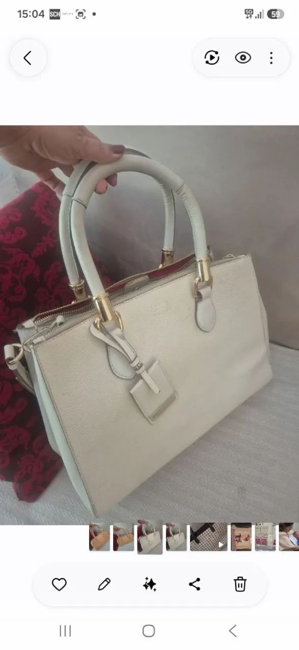 Bolsa schutz off white