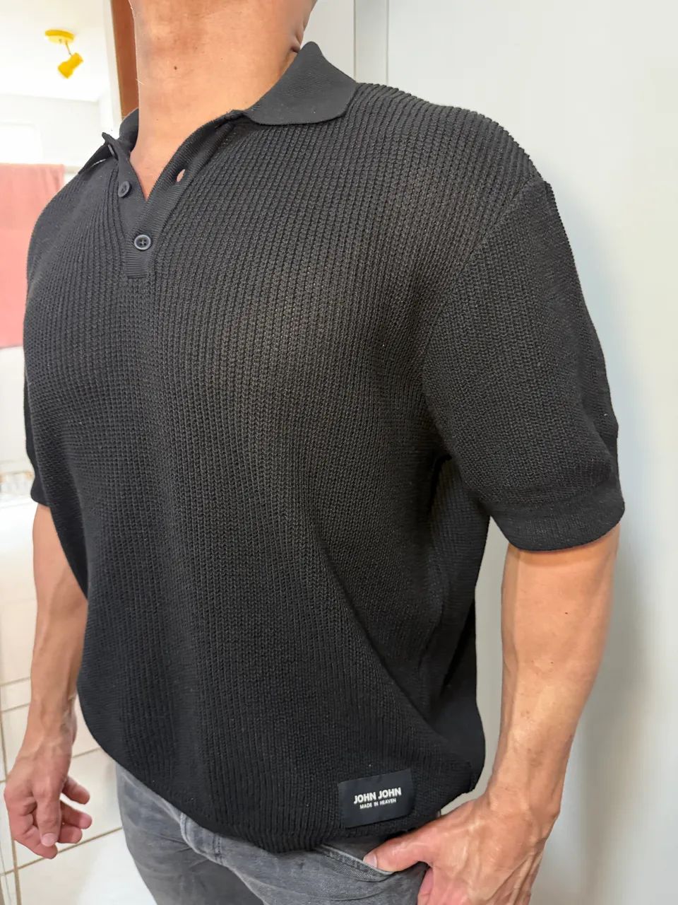 ? POLO JOHN JOHN MASCULINA EM TRICÔ - Foto 3