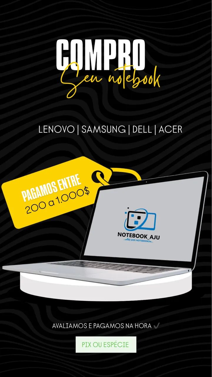 Notebook acer Dell Lenovo 