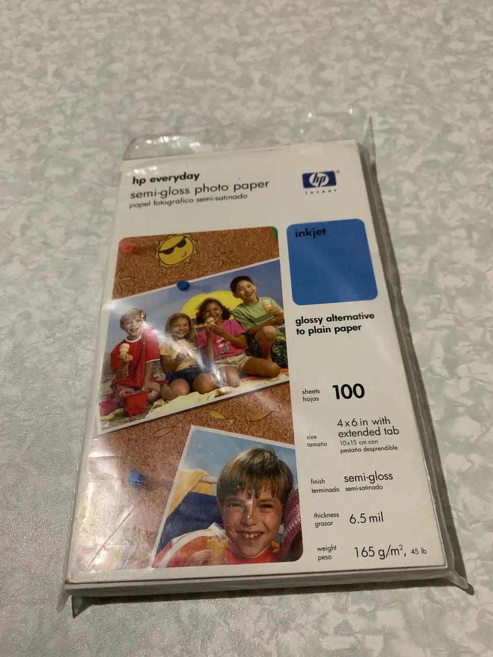 PAPEL FOTOGRÁFICO SEMI- SATINADO - 100 UNIDADES  - Foto 2