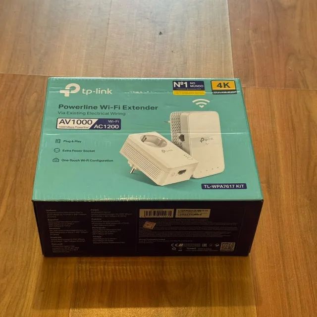 Extensor TP-Link Powerline TL-WPA7617 KIT com roteador AC1200  - Foto 4