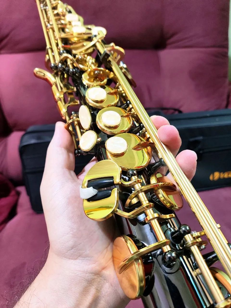 Sax Soprano Ônix Novo - Foto 3