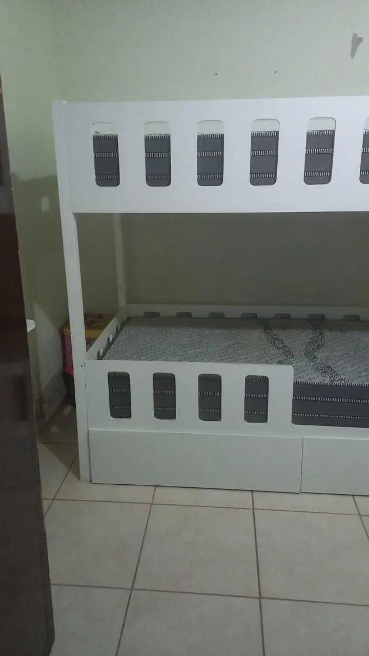 Cama Beliche - Madeira e 100%MDF - Foto 3