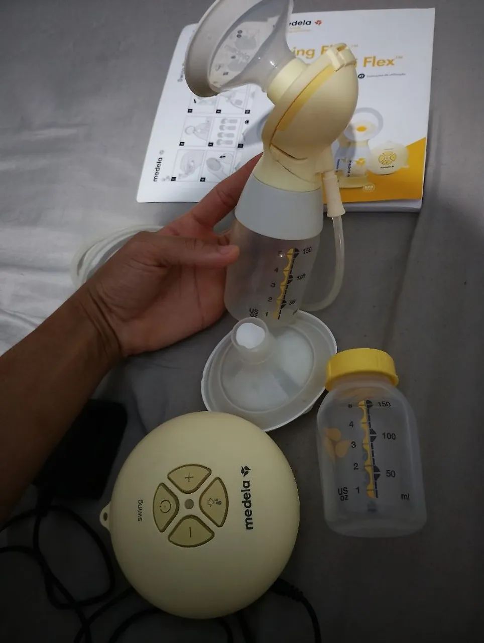 Bomba extratora de leite Medela.  - Foto 2