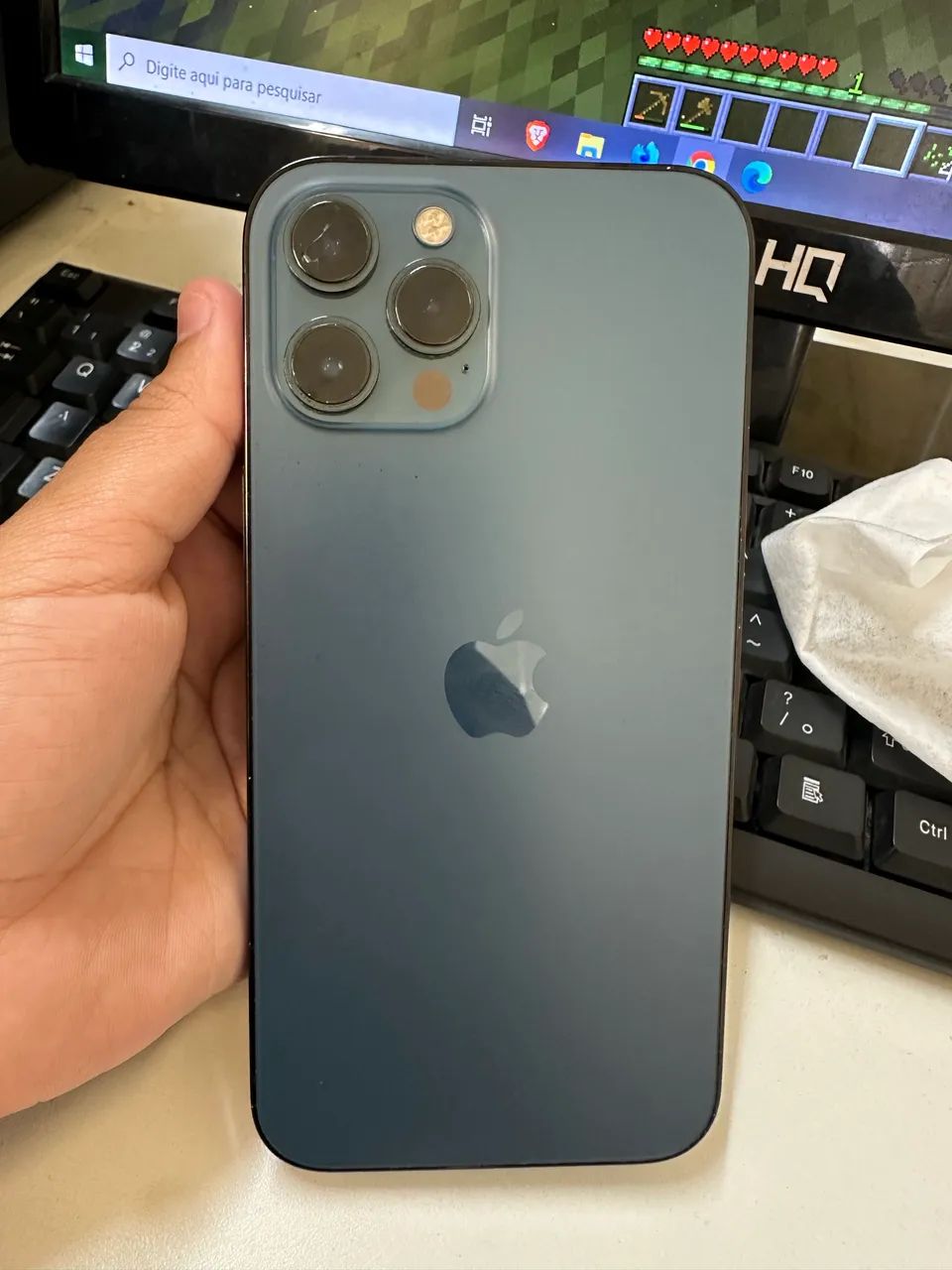 IPHONE 12 PRO MAX 256gb AZUL PACIFICO - Foto 3