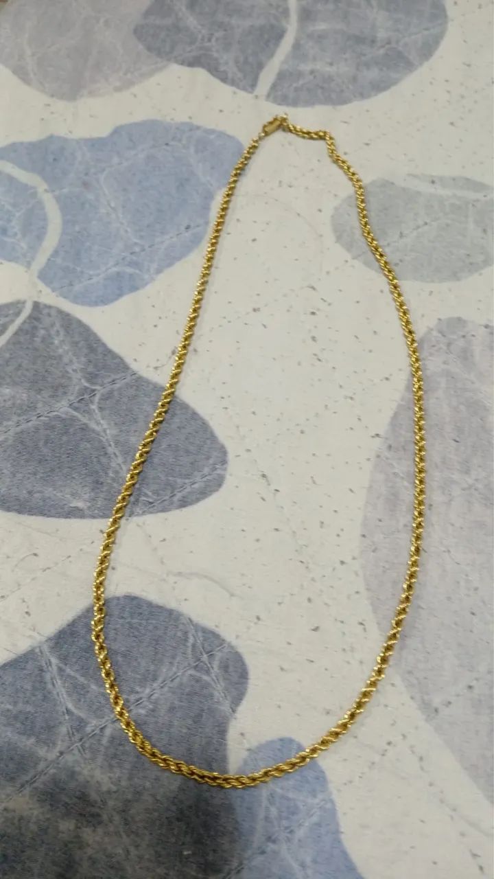 Cordão de ouro top