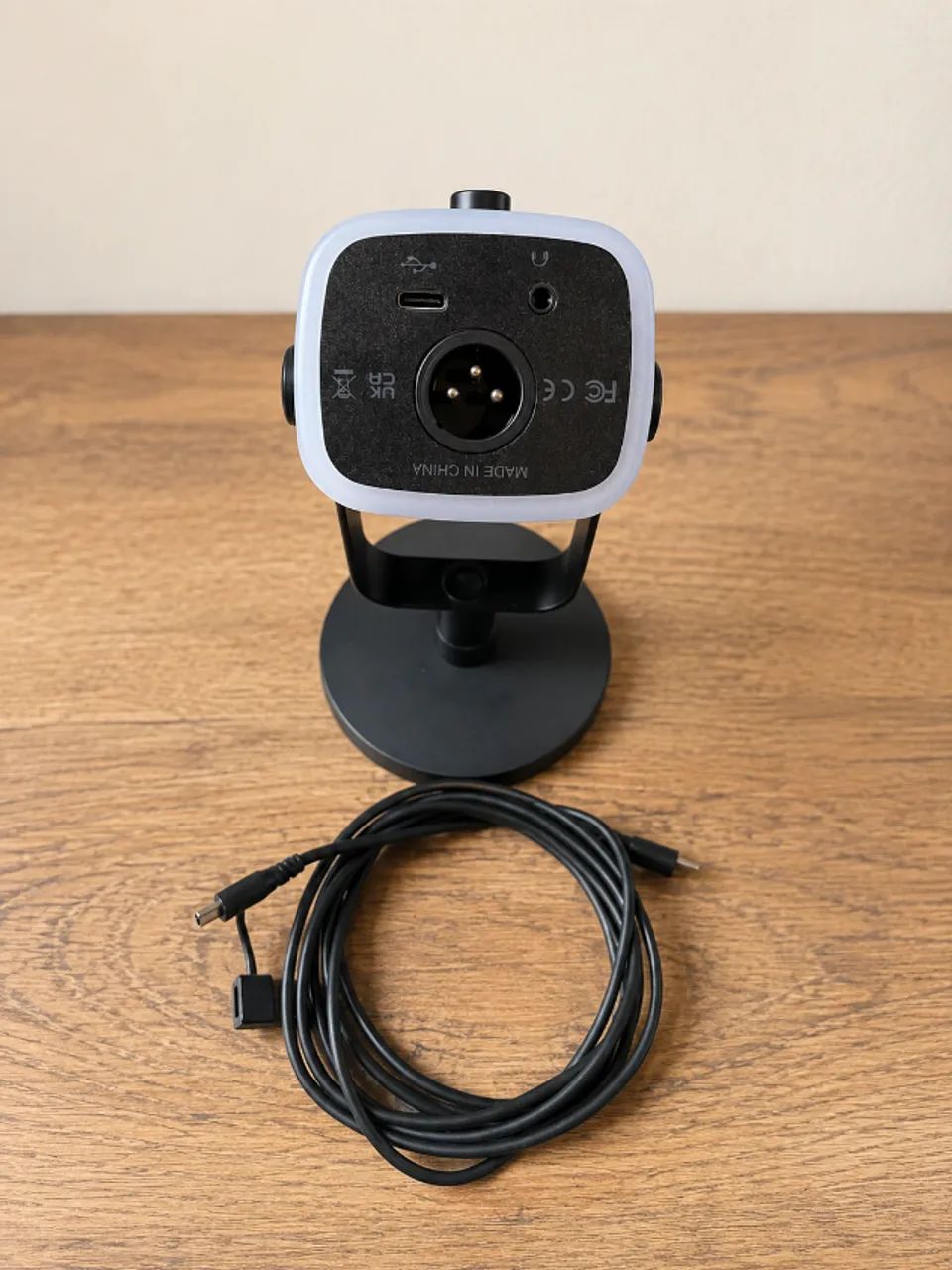 Microfone FIFINE AM8 USB/XLR com RGB - Preto - Foto 3