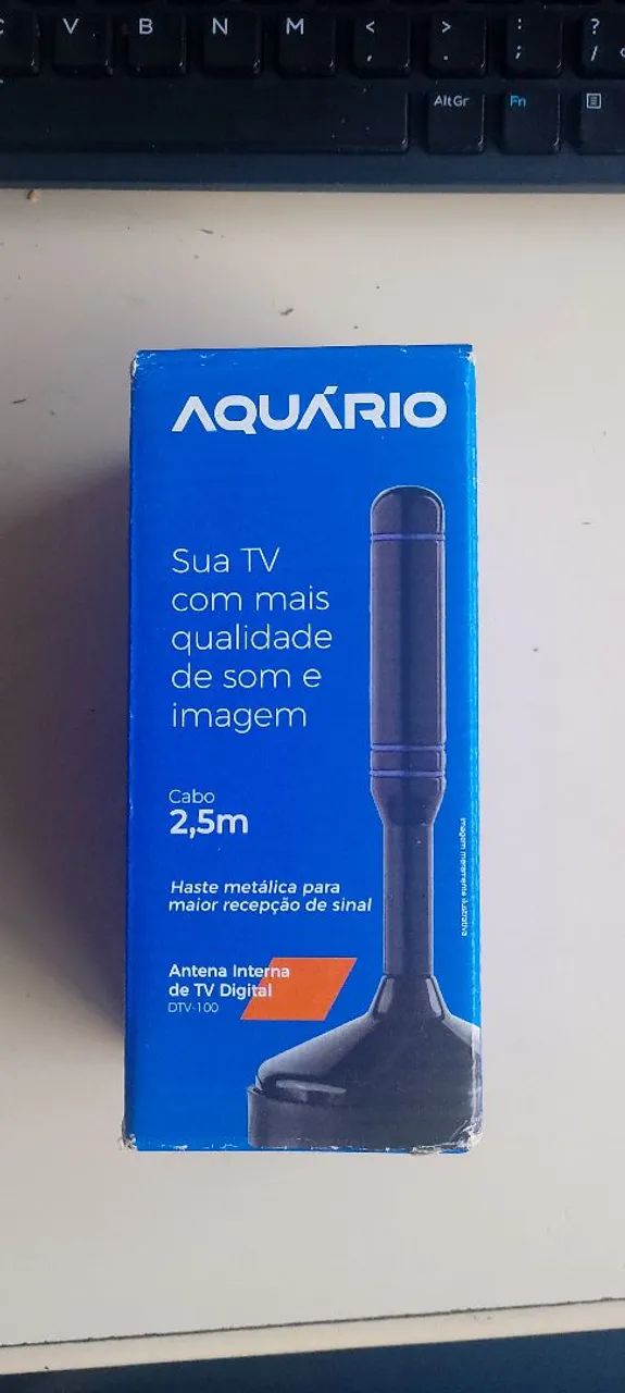ANTENA INTERNA DE TV DIGITAL AQUÁRIO DTV-100 ? MAIS QUALIDADE NA SUA TV! - Foto 2