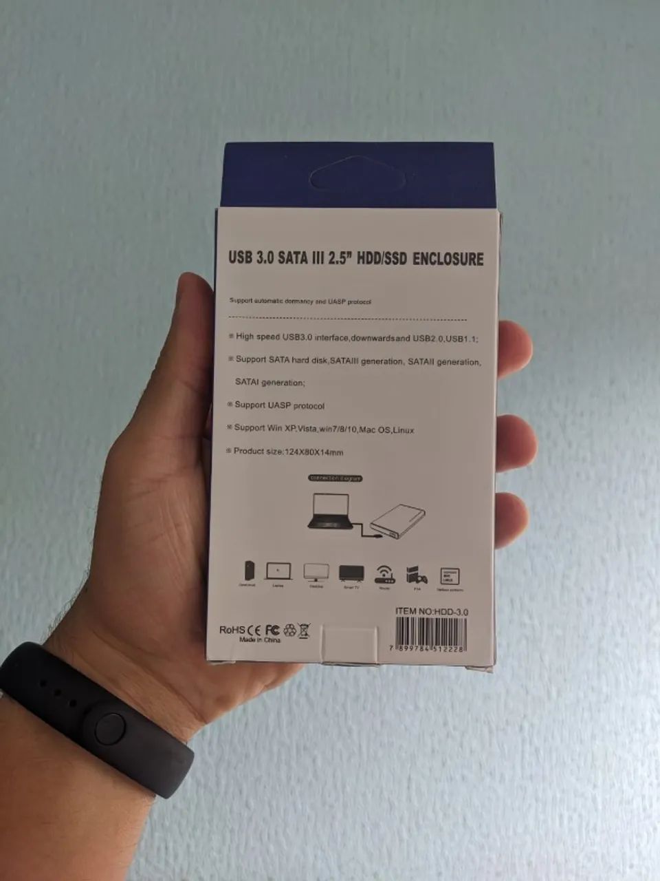 Case USB 3.0 p/ HD externo - Entrego - Foto 3