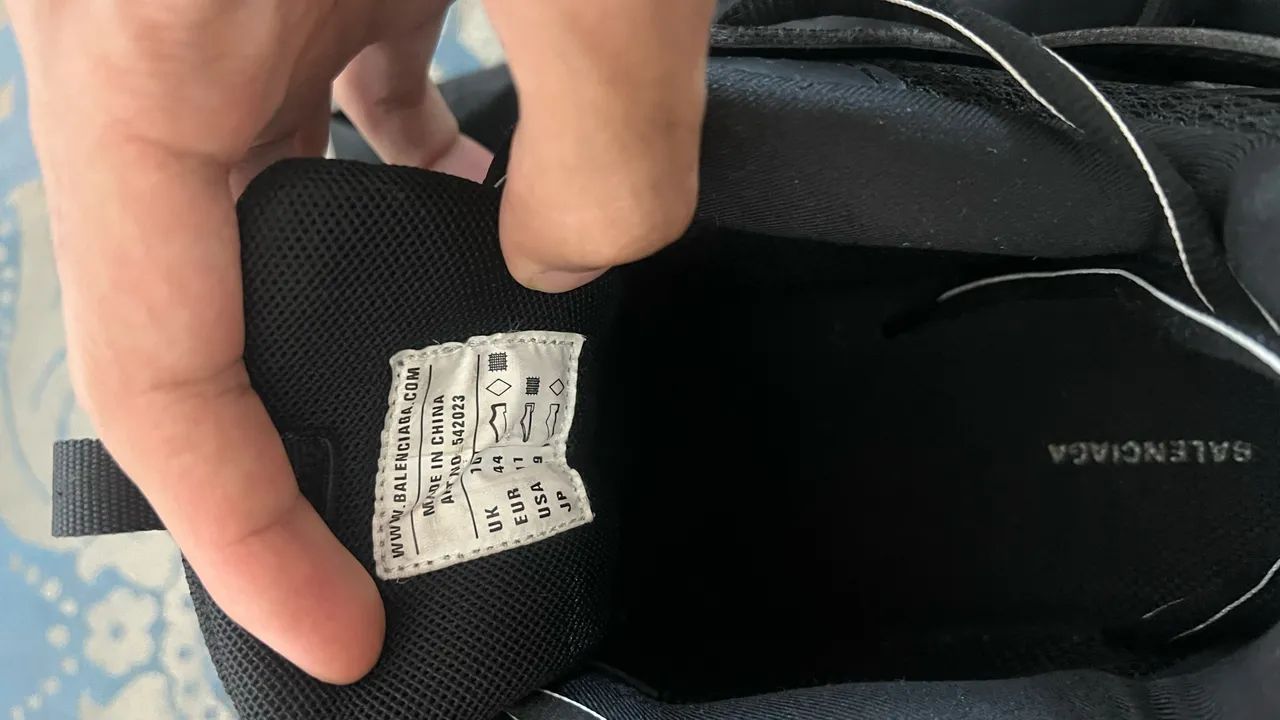 Balenciaga track preto 42  - Foto 5
