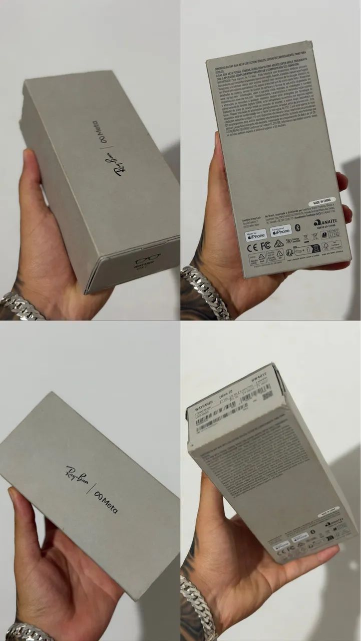 Óculos rayban meta novo lacrado  - Foto 2