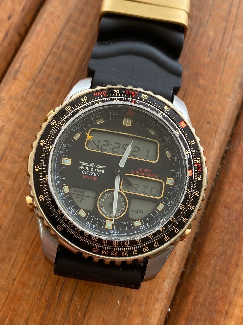 Relógio Citizen Promaster World time relíquia 