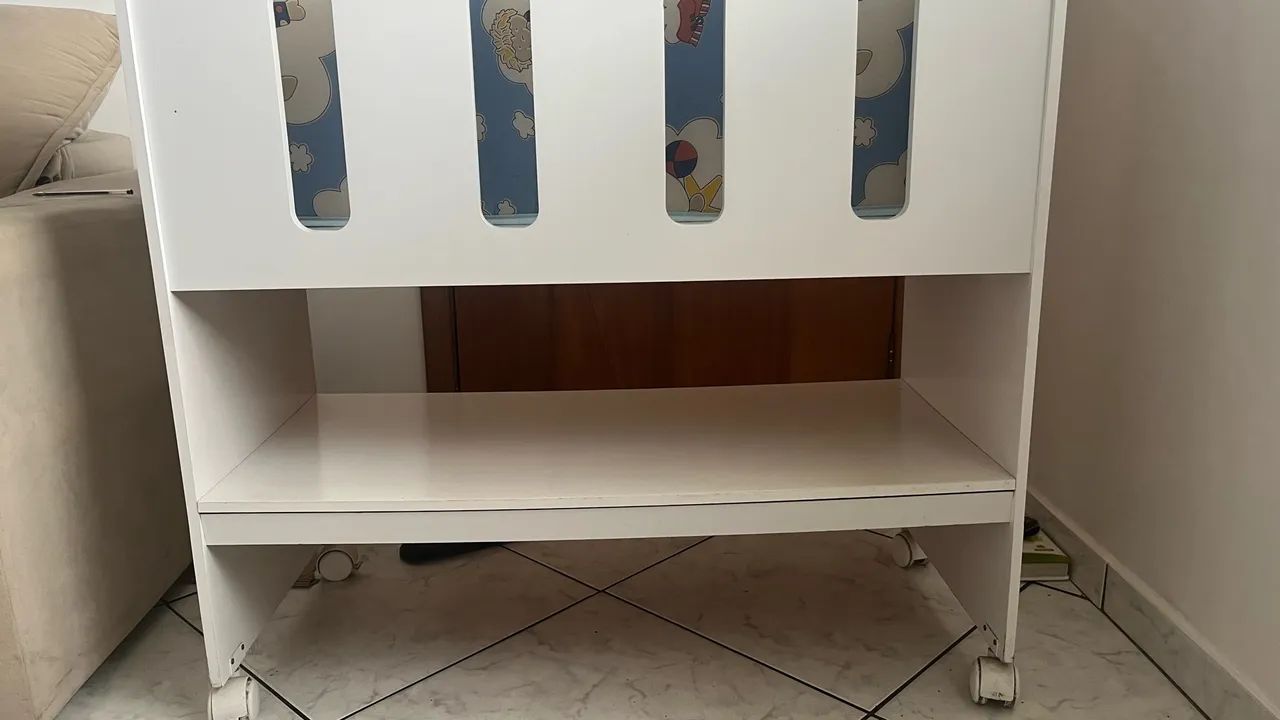 Mini berço branco  - Foto 4