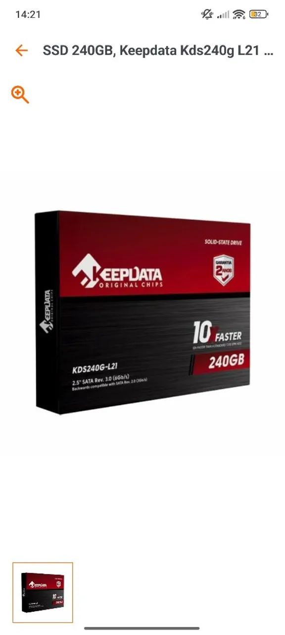 SSD Keepdata 240GB