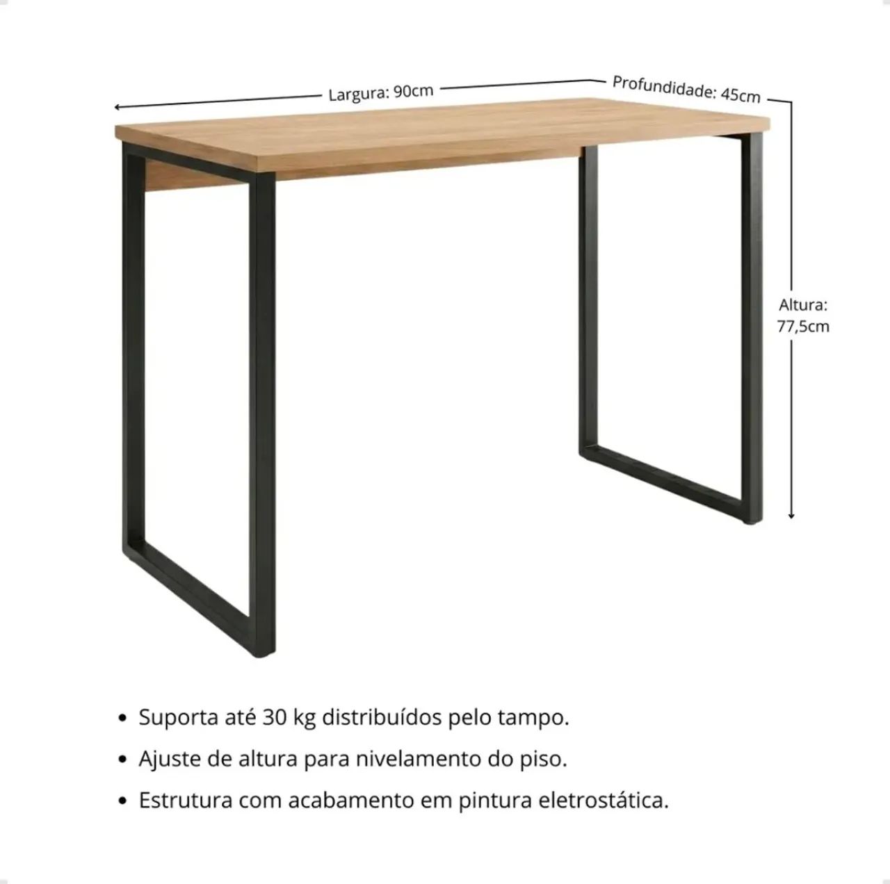 Mesa Escrivaninha Industrial (Nova lacrada)
