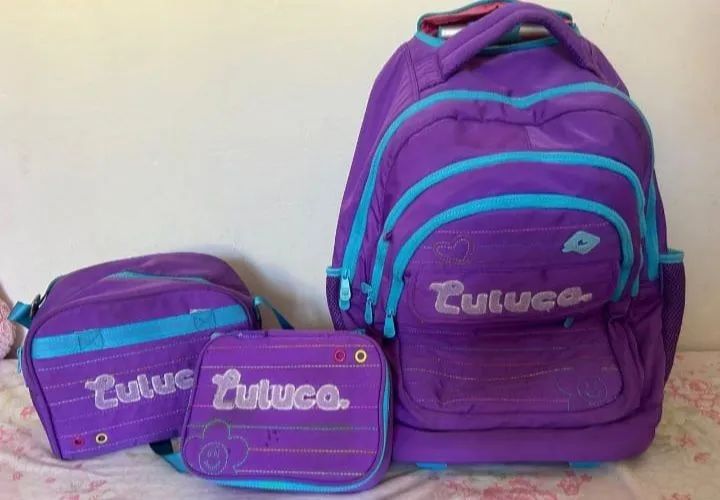 Kit mochila escolar usada 