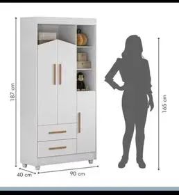 Guarda Roupa 3 Portas 2 Gavetas - Promoção! - Foto 4