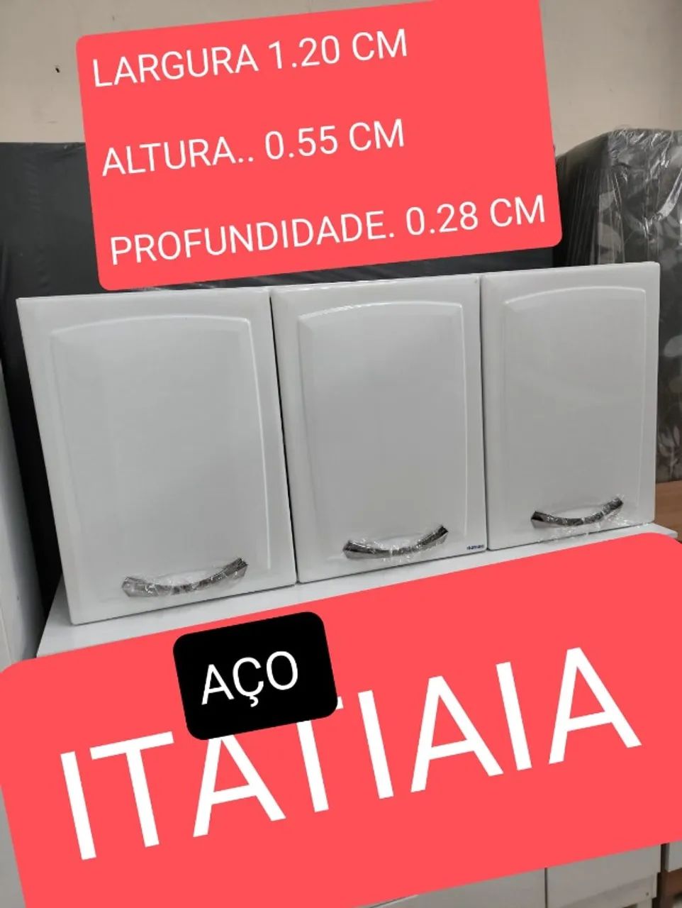 ARMARIO AÇO. NOVO
