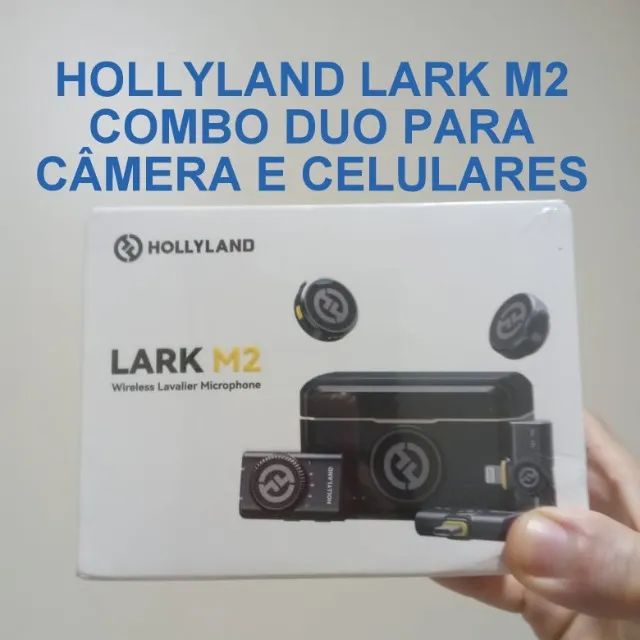 Hollyland Lark M2 Combo Duo lapela dupla: câmera e celulares, só falo whats, não falo olx