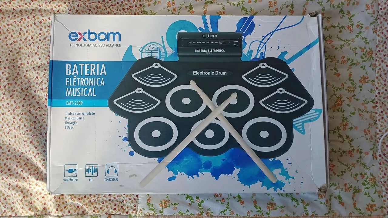 Bateria eletrônica exbom