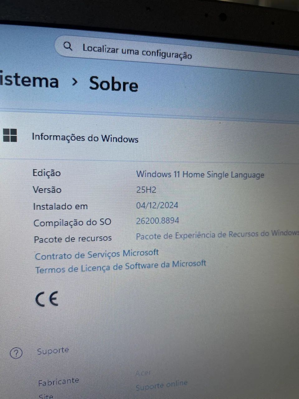 Notebook Acer(processador intel core i3/8gb/512gb ssd/10th/windows 11) - Foto 4