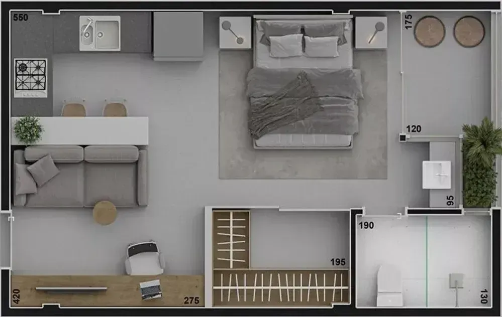 PLANTA 30m²