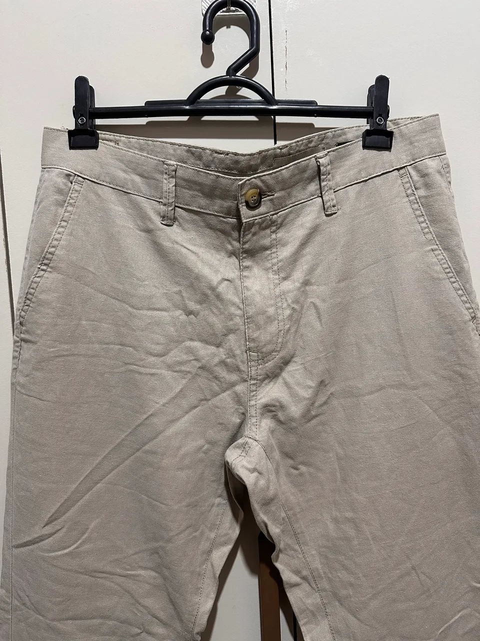 Calça masculina 42 linho algodão  - Foto 2