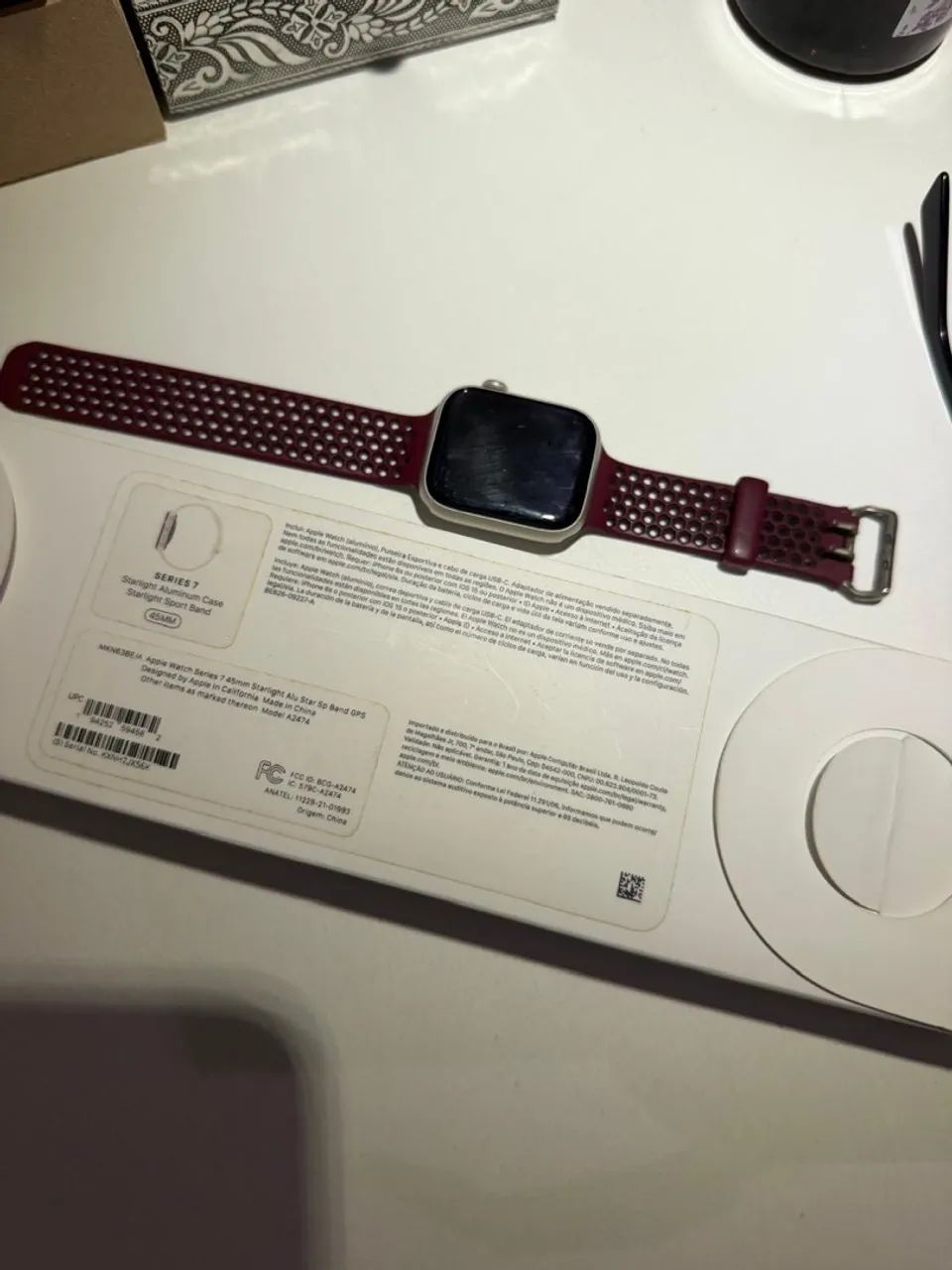 Apple Watch com caixa + NF + pulseira extra - Funcionando perfeitamente - Foto 4