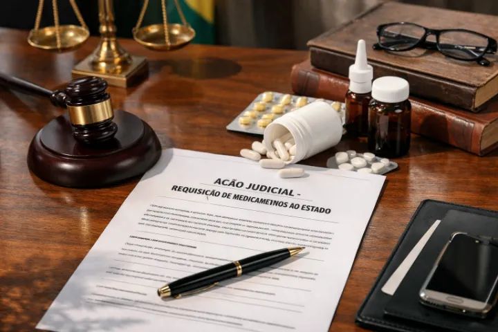 um processo judicial físico 