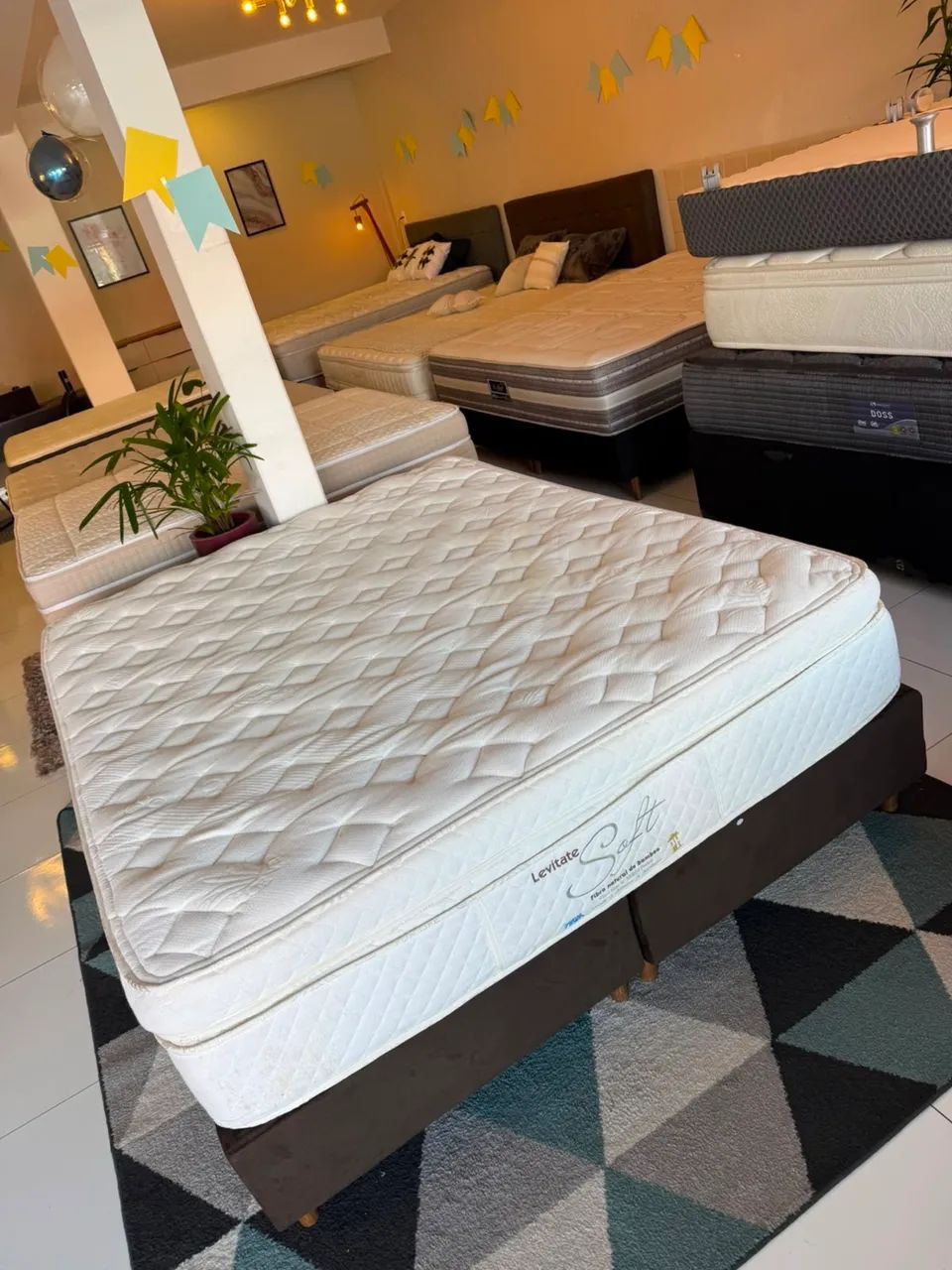 Cama box Queen Size SOFT SEMINOVA - Entrego!  - Foto 3