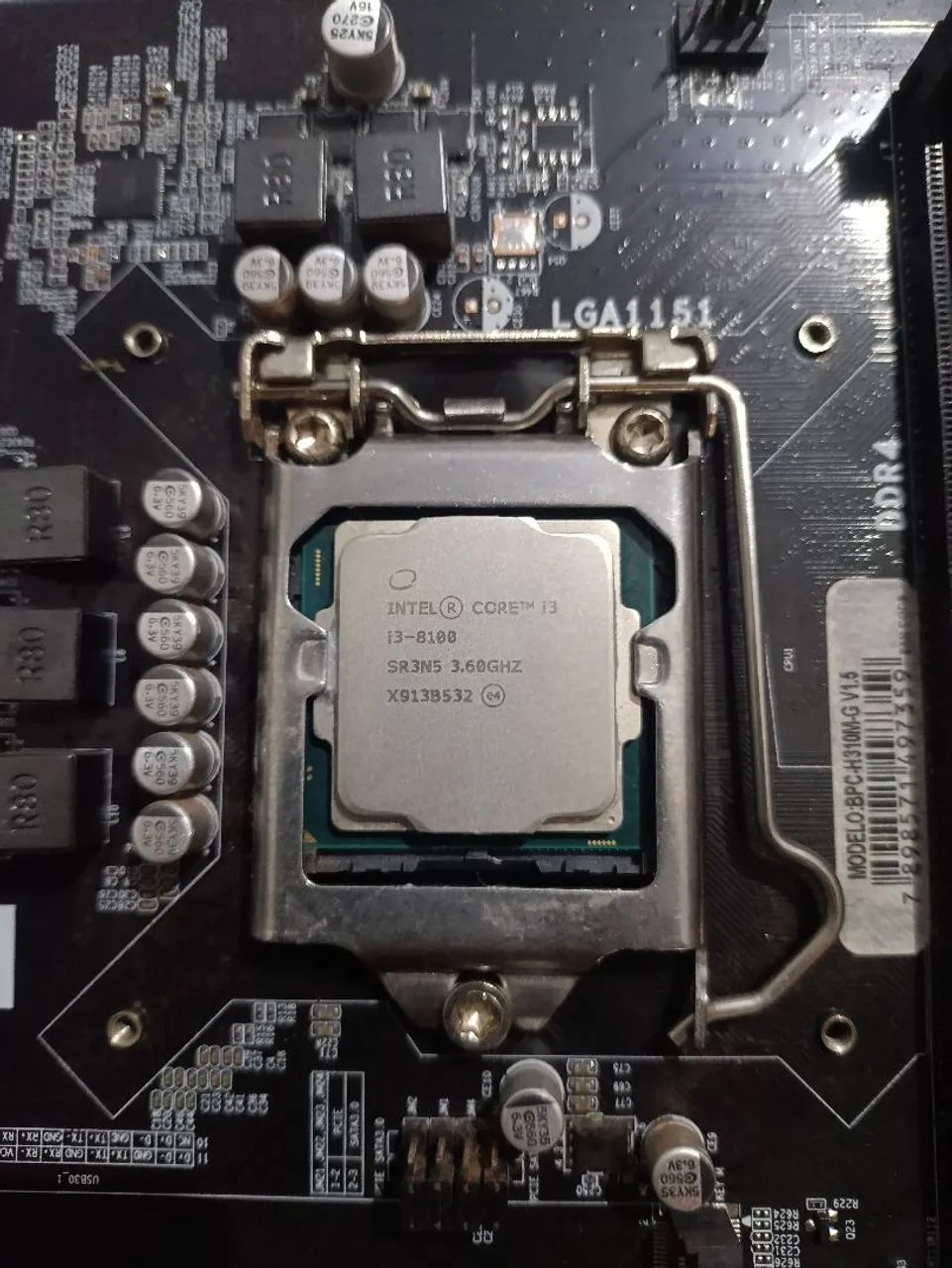 Kit Processador I3 8100 + Placa mãe H310M - Foto 2