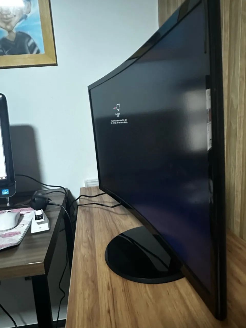 Monitor Samsung tela curva 24 polegadas(troco em iPhone ou vídeo game) - Foto 2