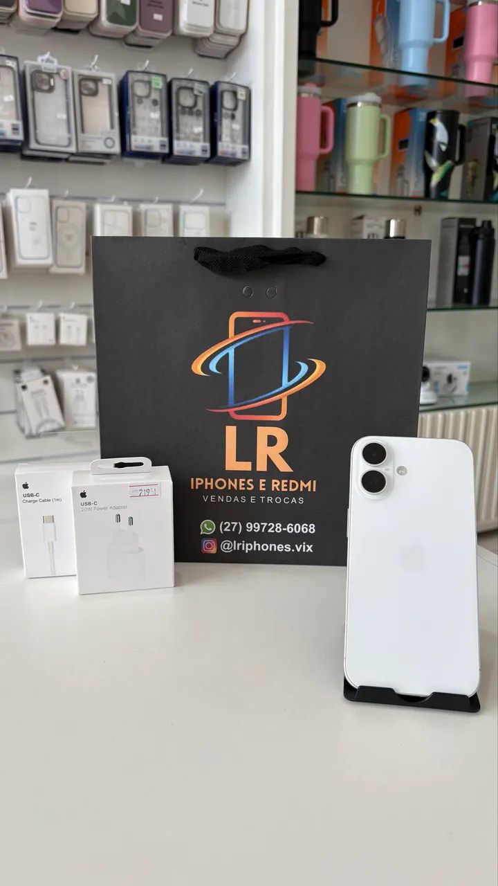iPhone 16 128GB branco 
