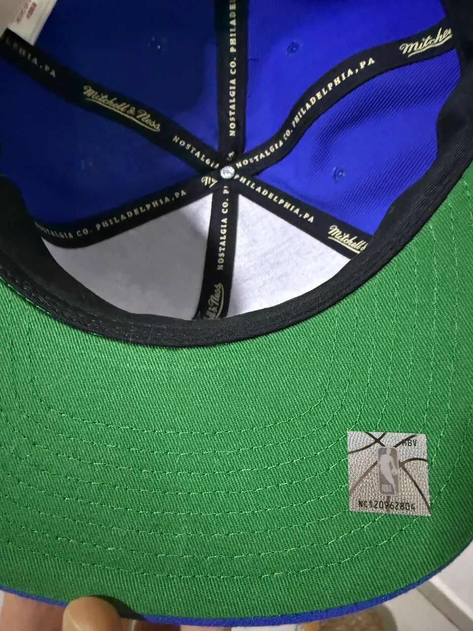 Boné Mitchell & Ness Original NBA Orlando Magic Azul Premium Novo - Foto 3