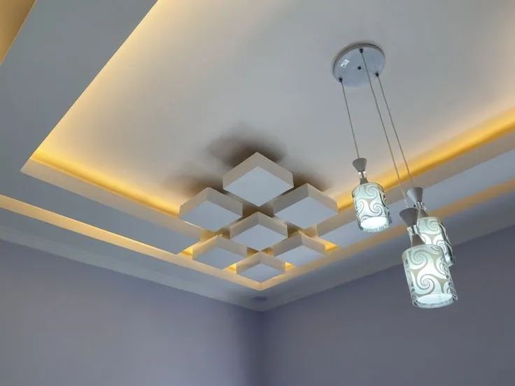 TETO DECORADO - GESSO