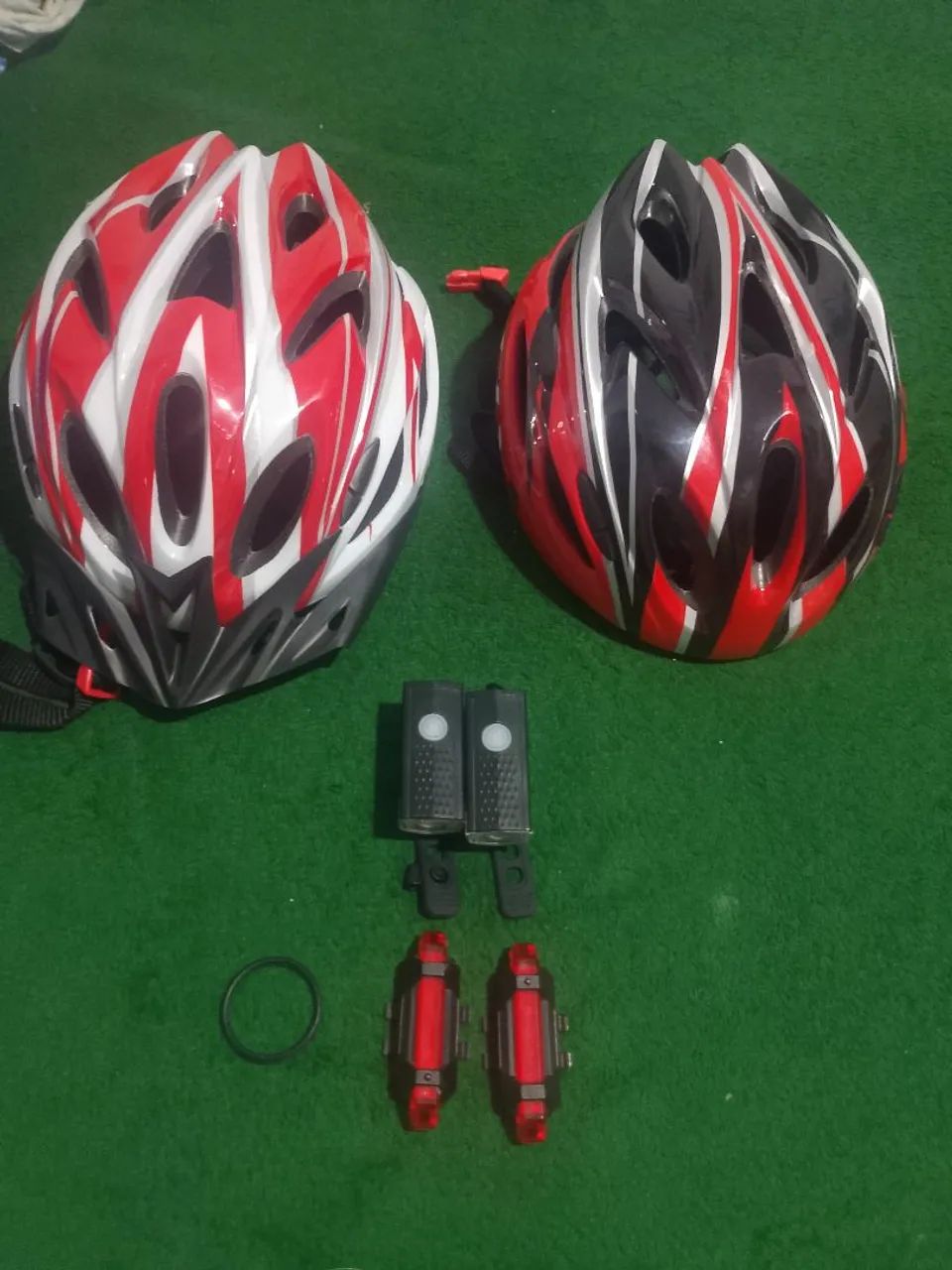 Capacete ciclismo e lanterna  - Foto 3