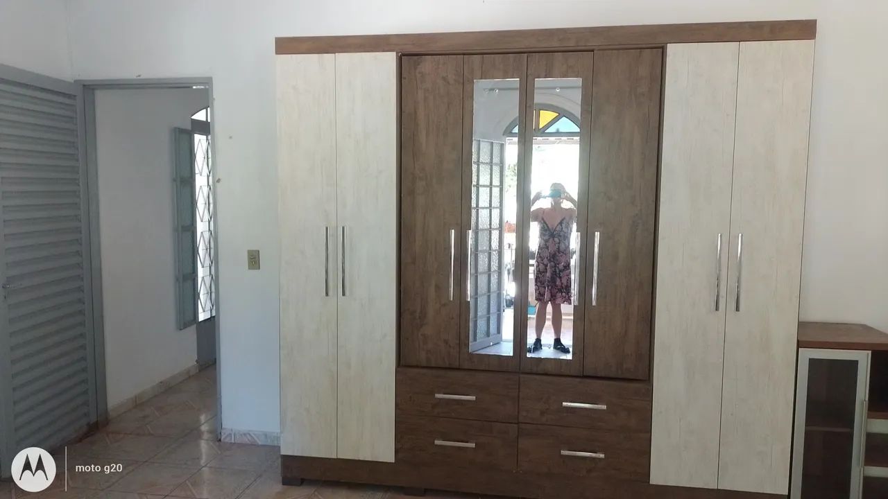 Guarda roupa 2,40 com comoda usado - Foto 2