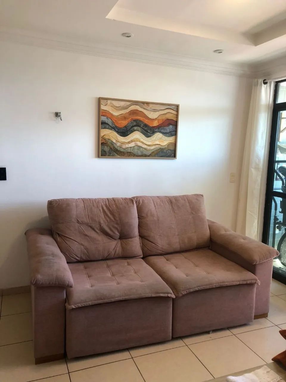 Sofá retrátil 3 lugares
