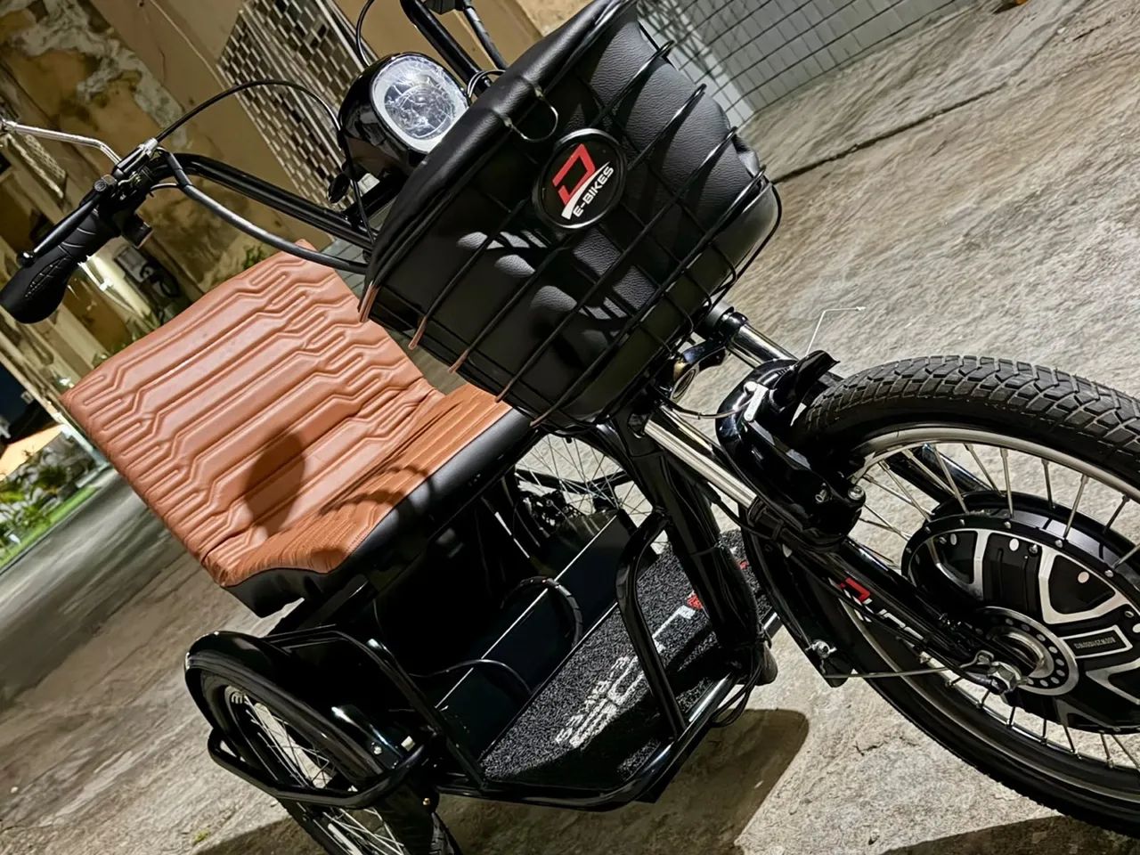 Triciclo Elétrico Duos Fox 800W - Novo Zero - Foto 3