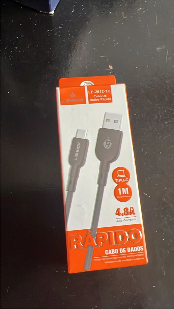 Cabo usb- tipo c.   Novo