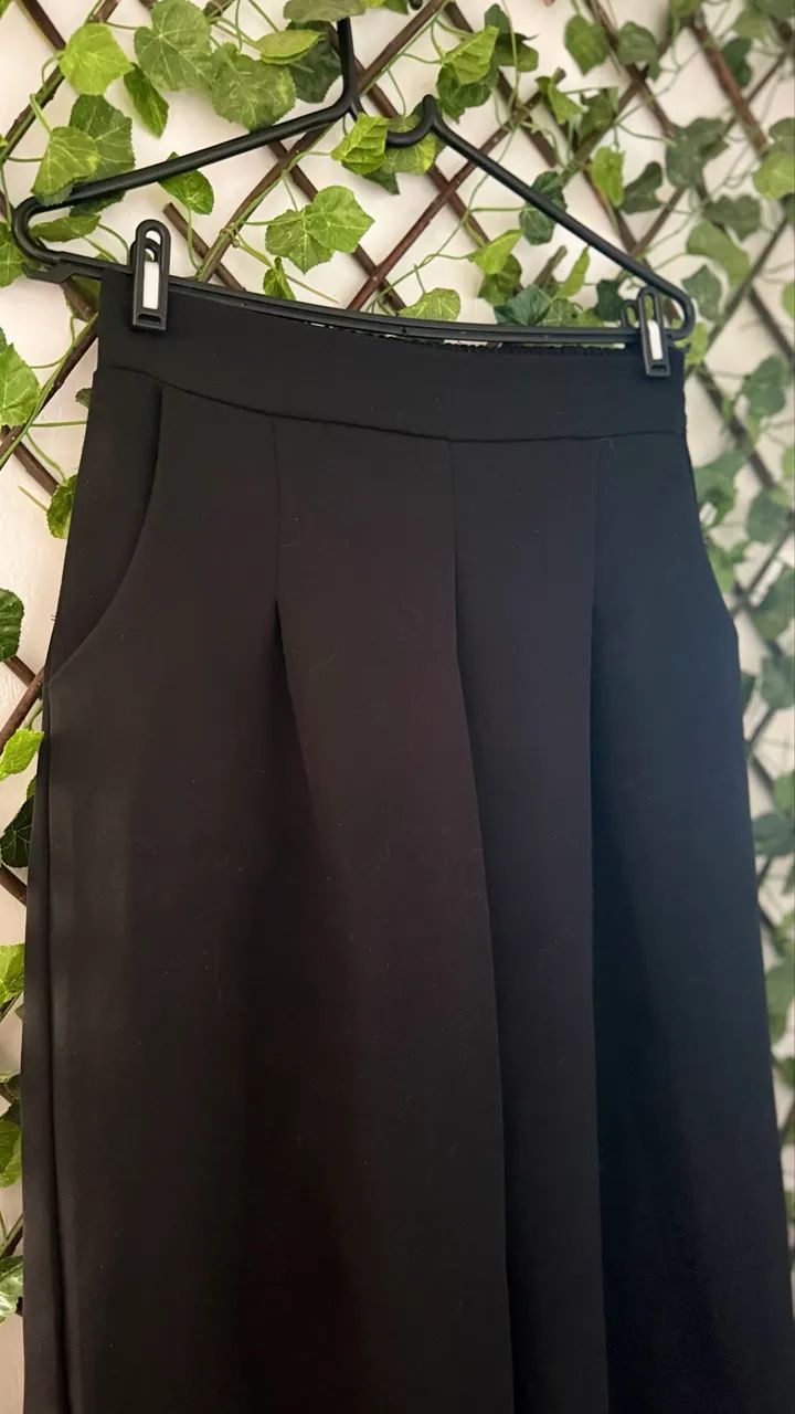Calça pantalona preta - Foto 2